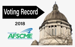 2018 Voting Record - No More Free Ride Sticker (rectangle)