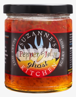 It's Made From Habanero & Jalapeno But It Gets Its - Suzannes Kitchen Pepper Jelly, Ghost, Scary Hot - 10