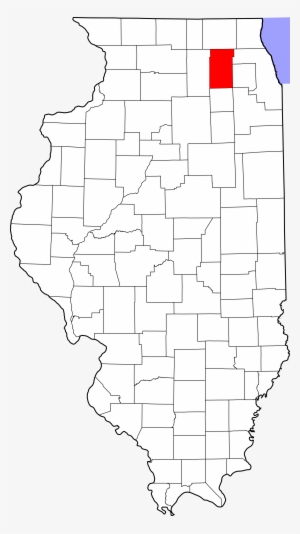 Map Of Illinois Highlighting Kane County - Macon County Illinois