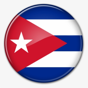 Round Flag Cuba - Send Help To Puerto Rico