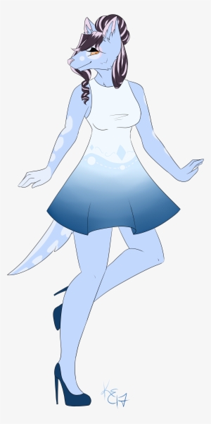 Krystal The Wolf - Cartoon