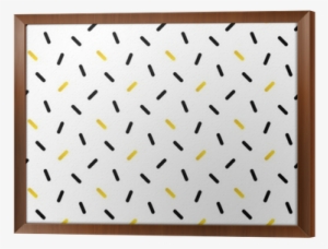 Cute Black And Gold Confetti, Geometric Seamless Pattern - Crest