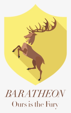 Flat Icon Versions Of The Sigils Of The Great Houses - Game Of Thrones Baratheon Sigil