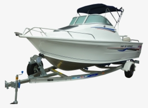Images Of Quintrex Ski Boat - Boat On Trailer Png