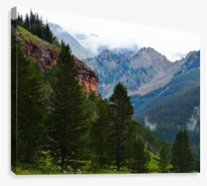 Colorado Mountain Top Canvas Print - Mount Scenery