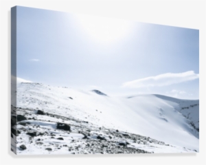 Mountain Top Canvas Print - Snow