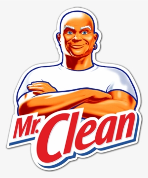 Car & Motorbike Stickers - Mr Clean Sticker
