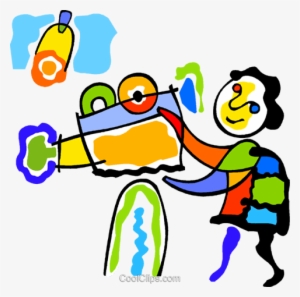 Tv Camera Royalty Free Vector Clip Art Illustration