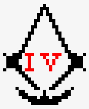 Assassin's Creed Iv Logo - Minecraft Pixel Art Assassins Creed