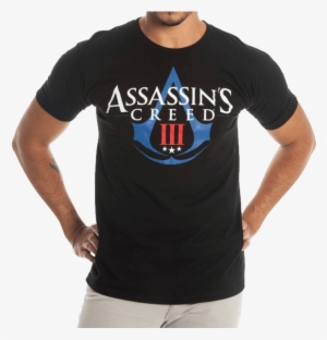 Assassin's Creed Iii Logo T-shirt - Army Colour T Shirt