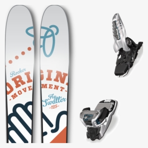 Movement Fly Swatter 2015 Marker Griffon 13 110mm White/black/teal - Ski Movement Fly Smasher