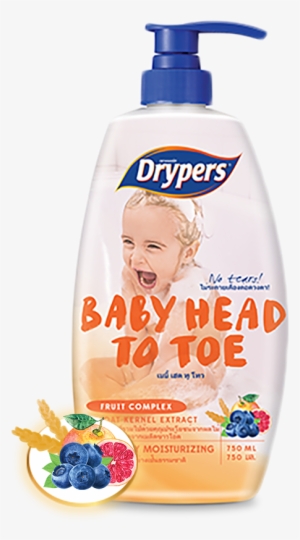 Drypers Baby Head To Toe With Fruit Complex And Oat - Drypers Head To Toe