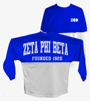 Zeta Phi Beta 2-tone Spirit Jersey - Letters Greek Apparel
