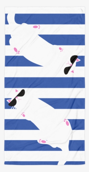 Summer Cat 'blue Stripe' Versatile Lightweight - Sock