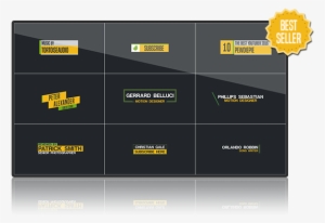 This Pack Is For Apple Final Cut Pro X And Motion And - Lower Third Comic