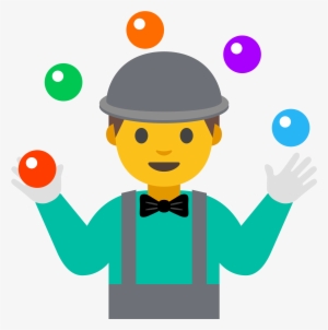Open - Juggling Emoji