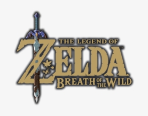 The Legend Of Zelda Breath Of The Wild Logo With Outline - Zelda Breath ...