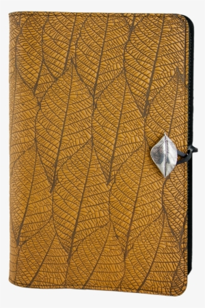 Large Leather Notebook Cover - Coin Purse