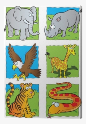 Animales Salvajes Animados Tigre