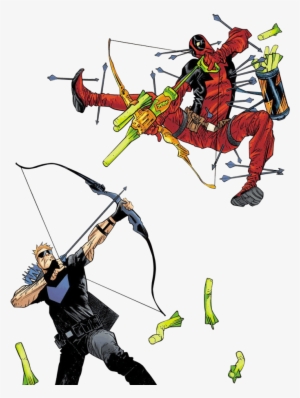 Hawkeye Deadpool Render By Franky4fingersx2 On Deviantart - Hawkeye Vs Deadpool