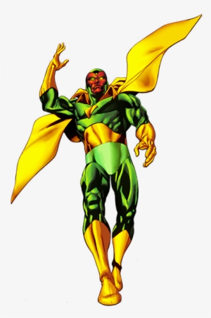 Marvel Vision Clipart - Vision In Avengers Cartoons