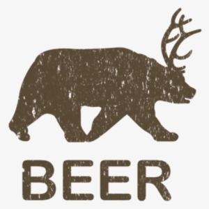 Beer Bear Deer Vintage - Bear Deer Logo