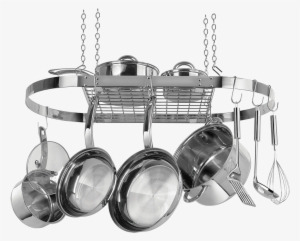Cw6001 Stainless Steel Oval Hanging Pot Rack Range - Range Kleen Stainless Steel Oval Pot Rack (cw6001)