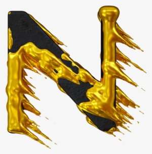 No More Gold Font - Illustration