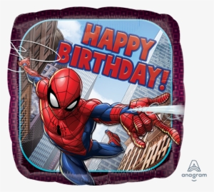 Spiderman Happy Birthday Balloon