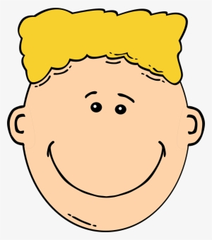 Boy Happy Smiling Smile Blond Transparent Image - Happy Face Boy Clipart