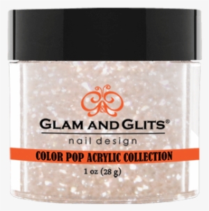 Color Pop Acrylic - Glam & Glits Nail Art Glitter: Pink Crystal - 1/2oz