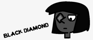 Black Diamond Drawing - Cartoon