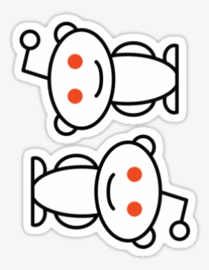 Reddit Alien ×2 Sticker - Without Their Permission By Alexis Ohanian