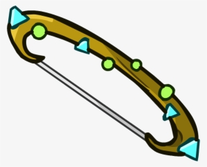 Diamond Studded Bow - Helmet Heroes Crypt Fire Bow