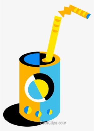 Soda Pop Can Royalty Free Vector Clip Art Illustration