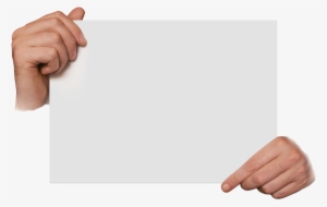 Share This Image - Hand Holding Sign Transparent