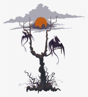 Evil Tree - Silhouette