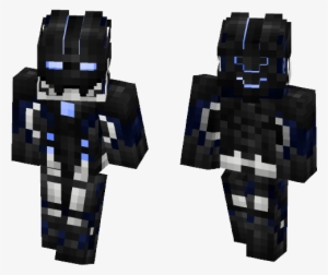 Creepy Blue Iron Man - Spider Man Noir