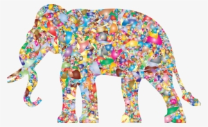This Free Icons Png Design Of Modern Art Elephant Reactivated