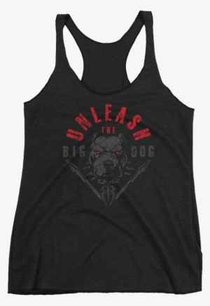 Roman Reigns "unleash The Big Dog" Women's Racerback