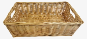 Large Rectangle Wicker Basket - Basket