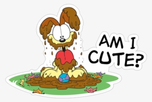 Viber Sticker «odie Unleashed» - Odie Unleashed!: Garfield Lets The Dog Out