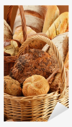 Composition With Bread And Rolls In Wicker Baskets - Basket