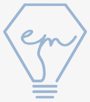 Ellemsee Logo Cerulean - Calligraphy