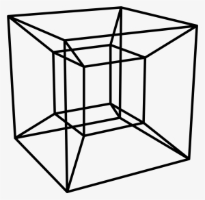 File - Tesseract Mark - Svg - Fourth Dimension