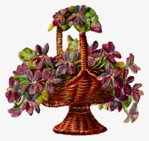 Purple Is My Favorite Color, And I Just Love This Flower - Basket