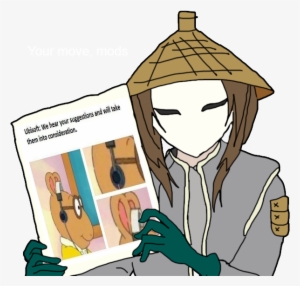Humorfocus On The Meme In Nobushi's Hands - Meme