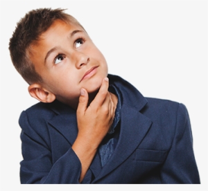 Thinking Transparent Png Download - Boy