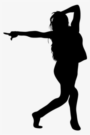Silueta Mujer Bailando Png - Siluetas De Mujer Png