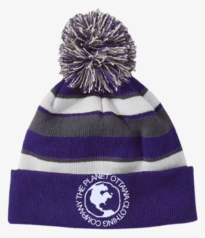Classic Planet Ottawa Beanie With Pom - Aston Martin 223835 Holloway Striped Beanie With Pom